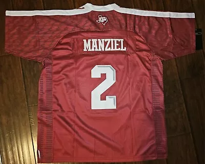 NWT Texas A&M Aggies SEC #2 Johnny Manziel Football Jersey Size Men Large L  • $60.99