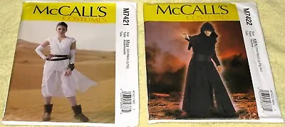 Lot 2 McCall's Costumes 7421 7422  STAR WARS  Halloween Miss Men Sewing Patterns • $36.99