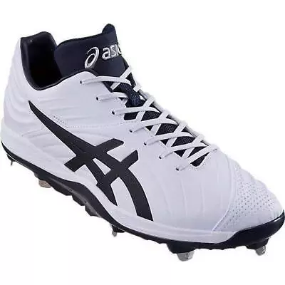 Asics Baseball Spike I STAND SM 1121A002 White × Navy 30cm US12 • $90