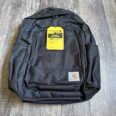 Carhartt Classic Laptop Backpack  25L Black CB0279 NWT • $45