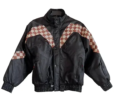 Mens DURAtrak Thermolite Insulation Snowmobile Black Checkerboard Jacket  Sz XL • $40