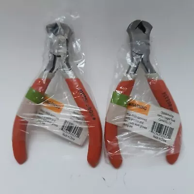 Pittsburgh Mini End Cutting Pliers Nippers 4  Electrical Wire Cutters 2 Pair • $18.99