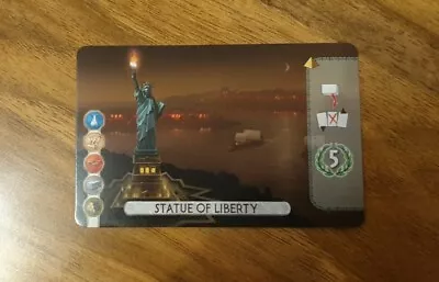 7 WONDERS DUEL New York Promo Card New Unused • £9.99