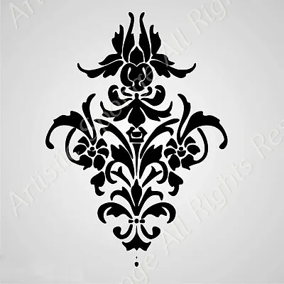 BAROQUE ORNAMENT Reusable Stencil A3 A4 A5 Romantic Shabby Chic Craft DIY / B1 • £10.99