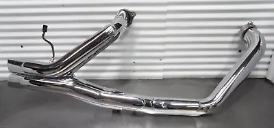 11-17 Yamaha V-Star XVS1300 Headers Front Exhaust Pipes W Oxygen Sensor 3D8-1462 • $117.95