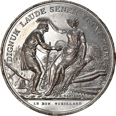 $90.75 • Buy [#8855] France, Medal, Louis XVI, Fête Des Bonnes Gens, Le Bon Vieillard, Histor