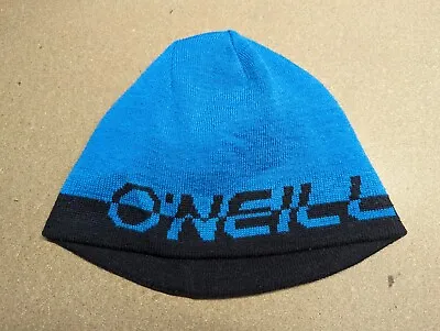 O'neill Reversible Beanie Hat Youth One Size Vintage Spellout Skull Cap • $9.95