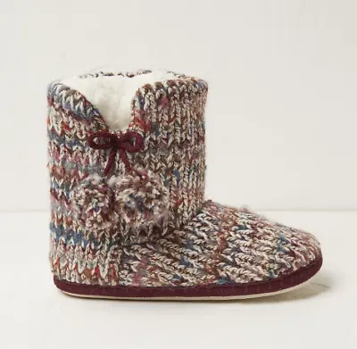 £15.99 • Buy Ex Fat Face Slipper Boots Carrie Knit All Sizes 