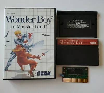 Wonder Boy In Monster Land Sega Master System No Manual 8 Bit Retro 1988 / Vgc • $25.44