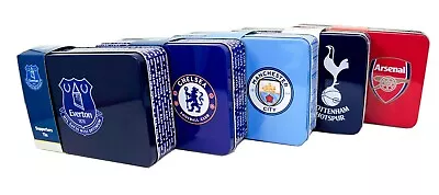 Football Team Storage Tins - Boys Girls XMAS Birthday Gift Selection • £11.98