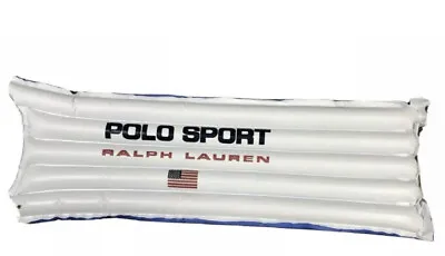 RARE Vintage Polo Sport Ralph Lauren Flag Inflatable Raft White Blue • $841.32