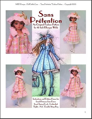  Sans Prétention   Fashion Pattern For Ellowyne Wilde • $17.50