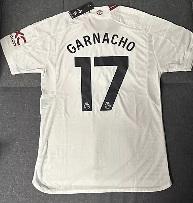 Alejandro Garnacho Manchester United Men’s Away Jersey Size Large • $39.99