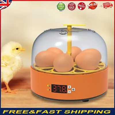 £26.99 • Buy 6 Egg Incubator 15W Bird Quail Chicken Hatcher Turner Hatching Speed Improvement