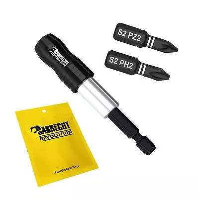 SabreCut Professional 75mm Magnetic Impact Bit Holder Kit Milwaukee DeWalt • £9.99