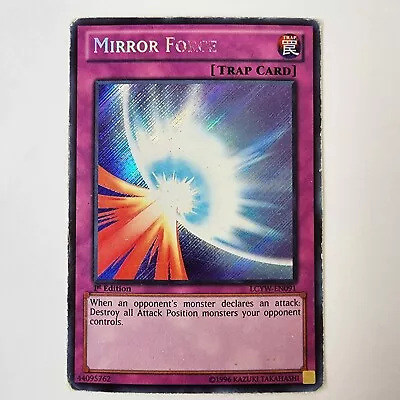 Mirror Force - LCYW-EN091 - Secret Rare - HP/DMG - 1st Ed - Yugioh • $3.62