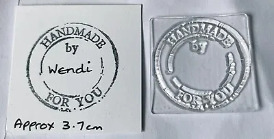£2.99 • Buy Handmade By Clear Stamp  – Circular 