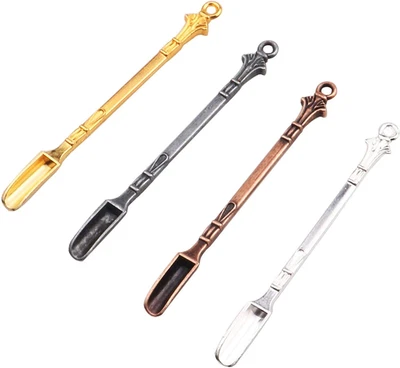 $7.95 • Buy Mini Scoop Spoon Necklace Pendant Charm Festival Cutlery Royal Tea Party Gift