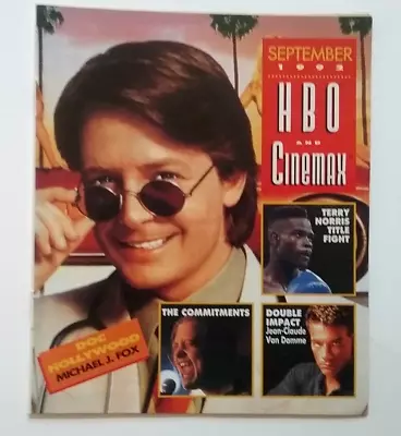  The Hbo Cable Tv Guide  Vintage Booklet Magazine  Michael J. Fox  • $8.99