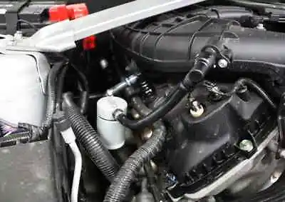 2011-2017 Ford Mustang 3.7L V6 J&L Oil Separator 3.0 Passenger Side Silver USA • $169