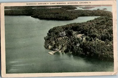 Muskoka Assembly Lake Rosseau Muskoka Canada 1936 Postcard • $7.99