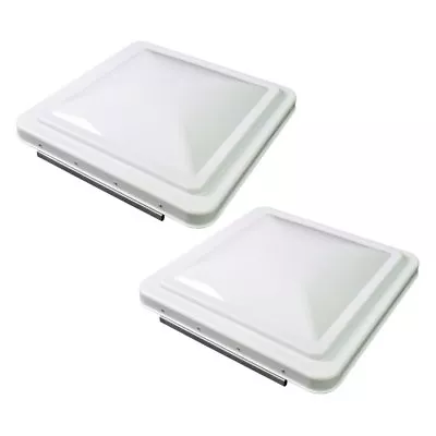 2 Pack White 14  X 14  Replacement Roof Vent Cover Camper RV Trailer Ventline • $23.50