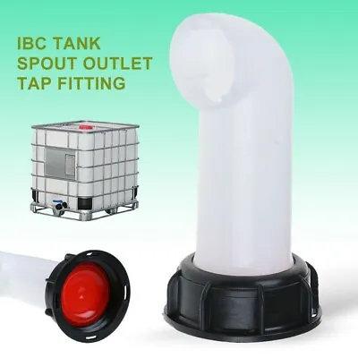 £6.77 • Buy Convenient IBC Tank Spout Outlet Tap Fitting For Water Oil Fuel Pour Diesel