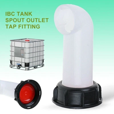 £6.77 • Buy Convenient IBC Tank Spout Outlet Tap Fitting For Water Oil Fuel Pour Diesel