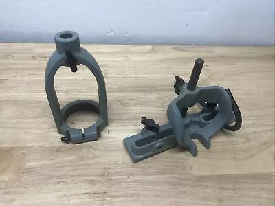 Vintage Delta Rockwell Drill Press Mortising Attachments 2 Parts Iron • $49.99
