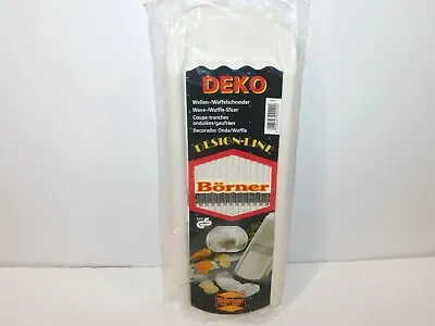$29.98 • Buy Borner Germany DEKO Wave / Waffle V Slicer Accessory New In Package 