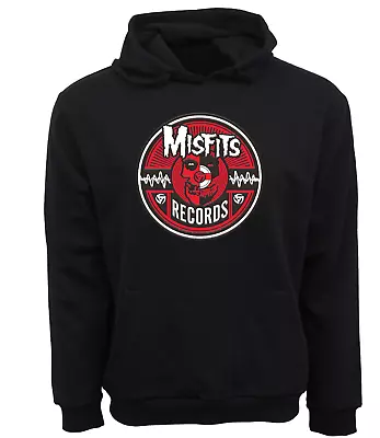 Misfits Records Unisex Adult Black Hoodie Pullover • $29.50