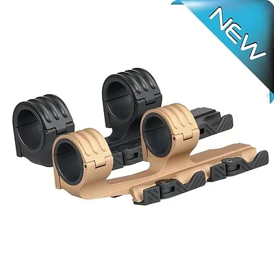 Tactical Double Ring Rifle Scopes Mount 30mm/35mm QD Mount Fits 21mm Rail • $42.99