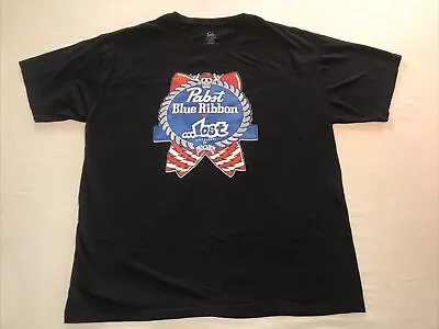 …Lost Surfboards Mayhem Pabst Blue Ribbon Graphic T Shirt Size XL Black PBR • $19.99