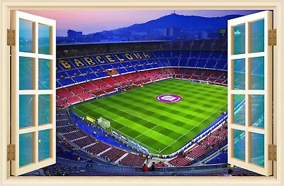 £15.99 • Buy Barcelona Nou Camp Barca Football Stadium Wall Stickers Mural Decal Kids Room