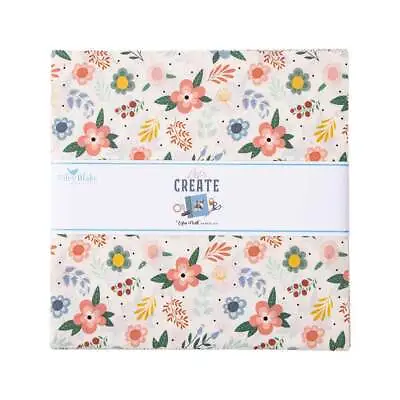 Riley Blake Designs Let's Create Layer Cake Fabric 42 10  Quilting Squares Kit • $44.95