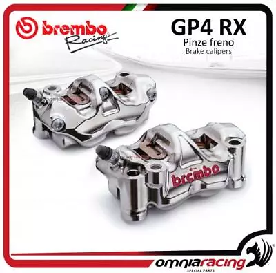 Brembo Racing CNC GP4-RX 130mm Radial Calipers With Brake Pads Yamaha R1 2007/08 • $1474