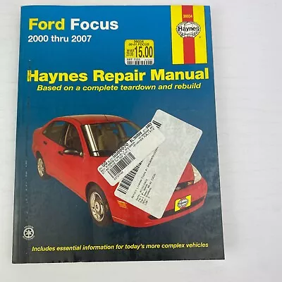 $12.96 • Buy Ford Focus 2000-2007 Haynes Repair Manual 36034