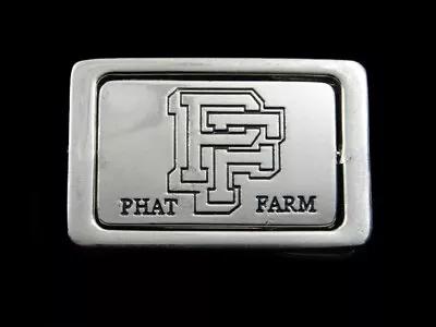 Rl01171 Cool **phat Farm** Clothing Company Advertisement Belt Buckle • $16