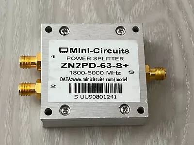 Mini-Circuits ZN2PD-63-S+ Power Slitter/Combine 2-Way - 50 Ohm - 1800-6000 MHz • $32