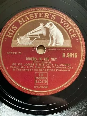 £7.95 • Buy 1949 Spike Jones & His City Slickers 10  78 Riders In The Sky / Wild Bill Hiccup