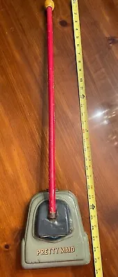 VTG 1950's Antique Toy Floor Sweeper Vacuum Cleaner Wooden Handle  Pretty Maid  • $7.99