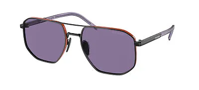 $416.90 • Buy Prada PR 59YS Black Orange/Violet 57/18/145 Men Sunglasses