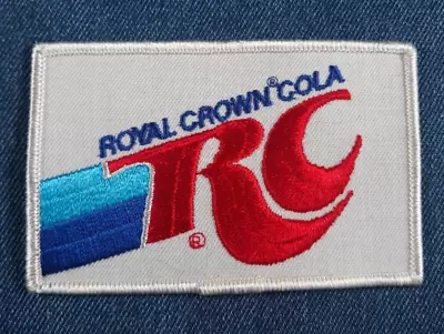 NOS Vintage RC Cola Logo 4  Patch Royal Crown Soda Pop Soft Drink Hat Cap Jacket • $11.69