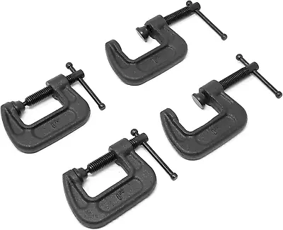 CLC108 Heavy-Duty Cast Iron C-Clamps With 1-Inch Jaw Opening And 0.8-Inch Throat • $17.58