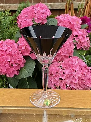 £75 • Buy Waterford Crystal Lismore Black Cut 18cm Martini Cocktail Glass - Unused