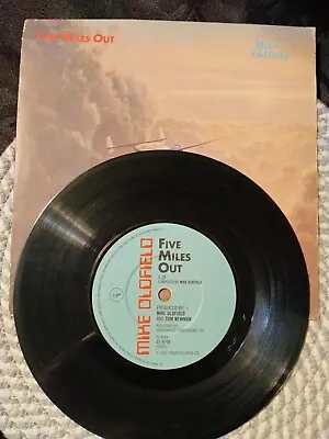 Original 1982 Mike Oldfield Five Miles Out & Punkadiddle Live On 7  Vinyl • £6.99