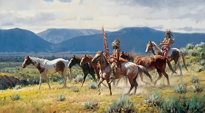 Martin Grelle New Wealth Canvas Giclee S/N COA New Mint Sold Out #73/125 • $995