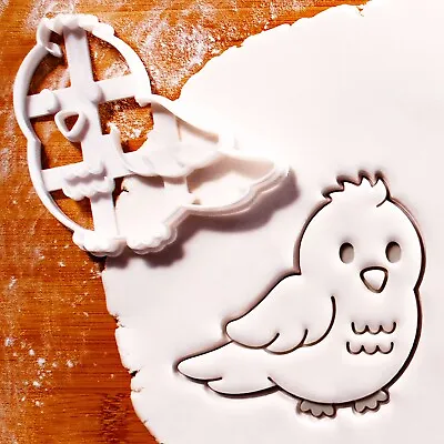 Baby Bird Cookie Cutter - Cute Easter Chick Baby Shower Birthday Animal Egg Hunt • £9.76