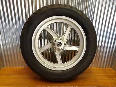 01-06 Victory Classic Cruiser V92 FRONT WHEEL RIM W GOOD DUNLOP TIRE 5132634 • $147.95