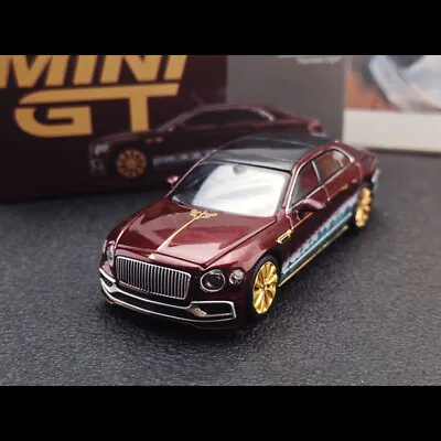 MINIGT 1:64 Scale Bentley Flying Spur Reindeer #8 Diecast Car Model Collection • $44.99